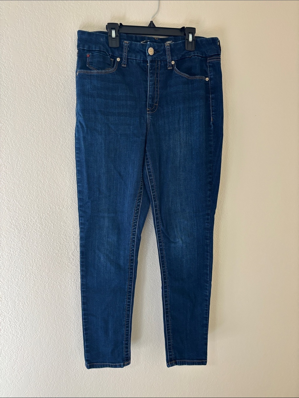 Seven7 Indigo Skinny high rise sz 12